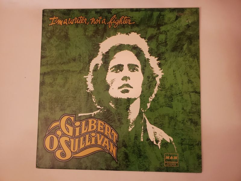 Gilbert O'Sullivan I'm a Writer, Not a Fighter vinyl record